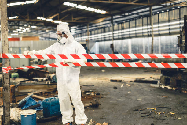 Professional Odor Removal technician working in Georgetown, IL